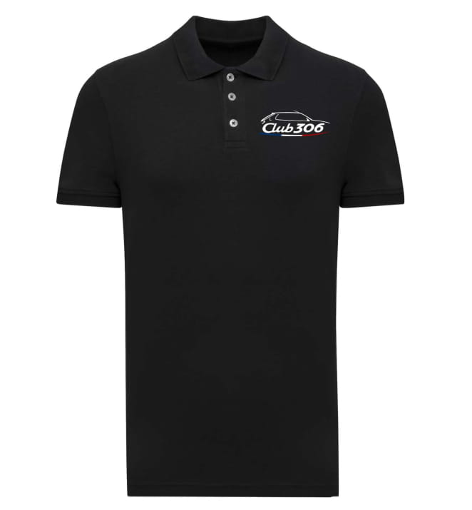 Polo noir Club 306