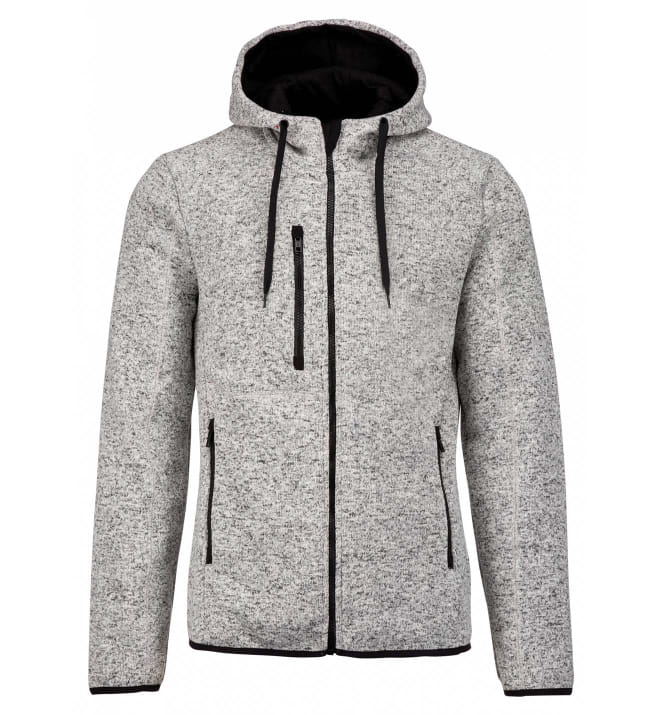 Veste chinée en polyester 345g