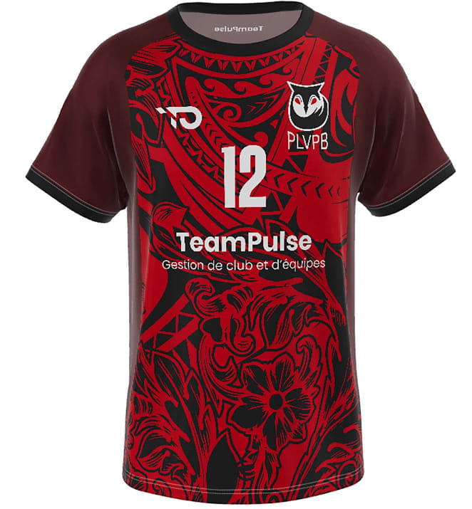 Maillot match rouge PLVPB
