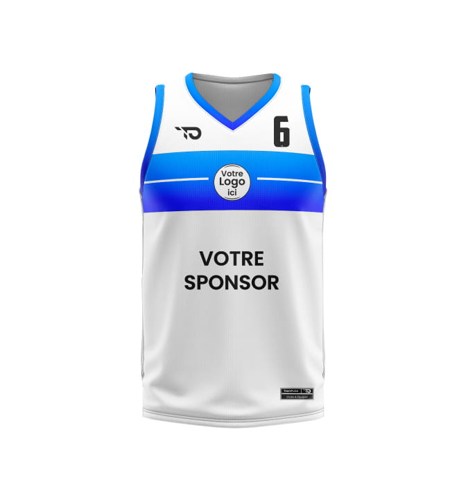 Touch personalised basketball jersey