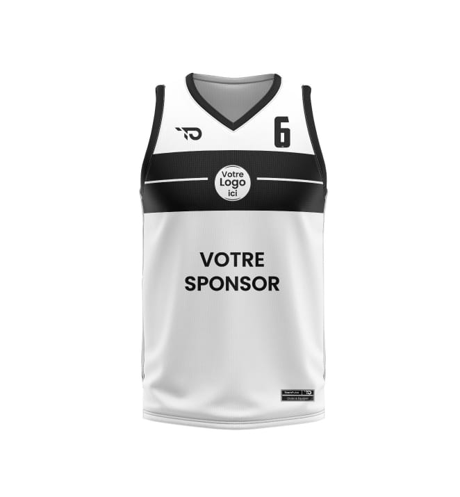 Touch personalised basketball jersey