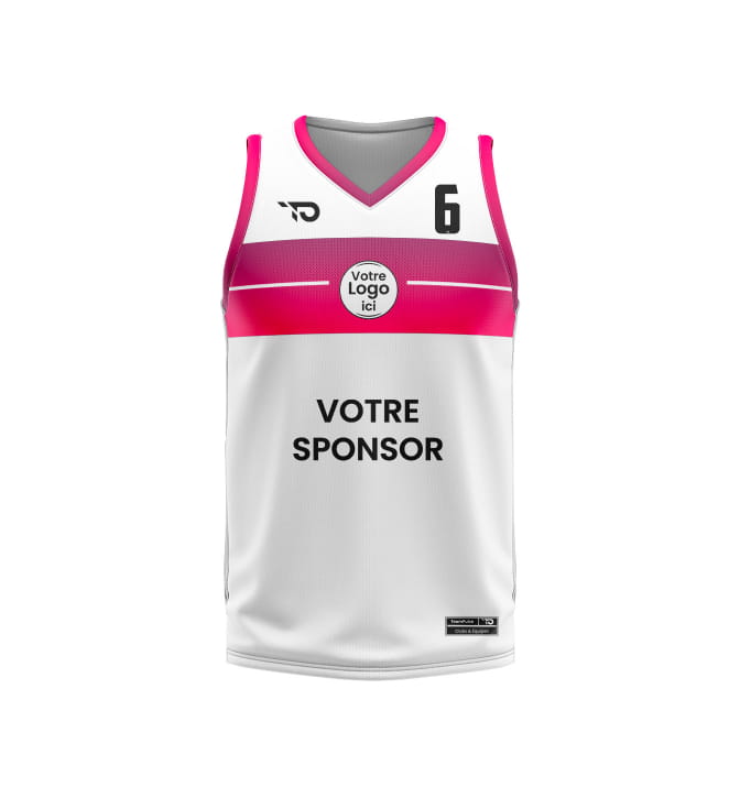 Touch personalised basketball jersey