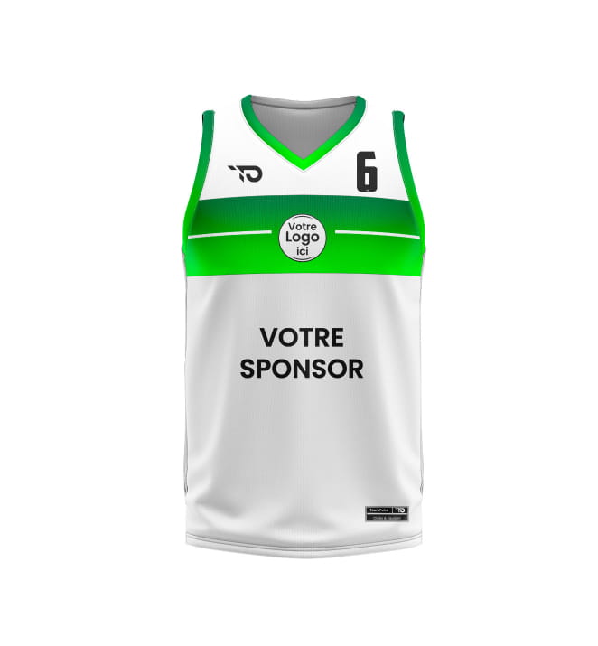 Touch personalised basketball jersey