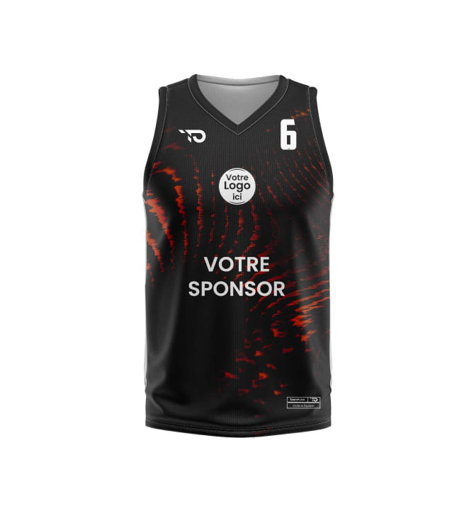 Hurricane personalised basketball jersey