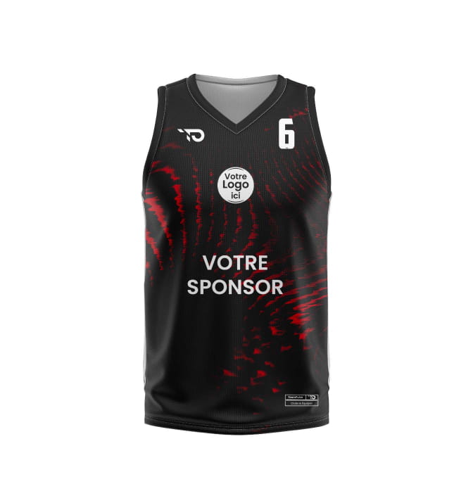 Hurricane personalised basketball jersey