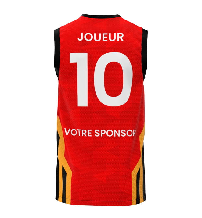 K personalised basketball jersey
