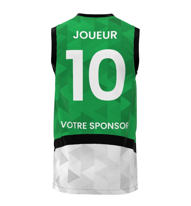 Racing personalised basketball jersey