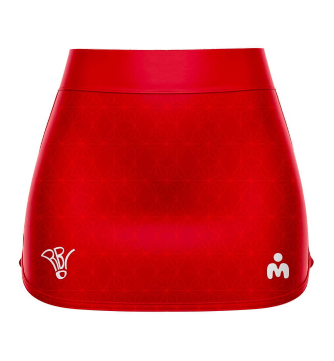Jupe-shorty rouge Riom Badminton