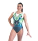 Leotard Felino Verde